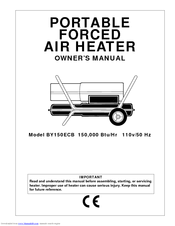 SGB YOUNGMAN 10BY150ECB Owner's Manual