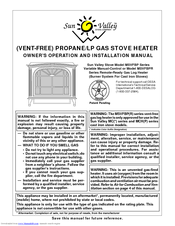 Desa Sun Valley MSVFBP Series Owner's Operation And Installation Manual