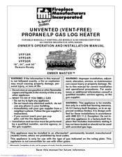 FMI VFP30R Owner's Operation And Installation Manual