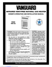 Vanguard VN6D Owner's Operation And Installation Manual