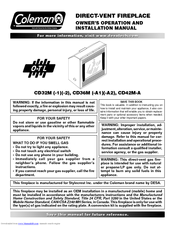 Desa CD42M Owner's Operation And Installation Manual