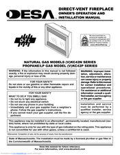 Desa KC42N Series Owner's Operation And Installation Manual