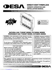 Desa VT36EPA Series Owner's Operation And Installation Manual