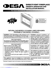 Desa CHDV42NRA Owner's Operation And Installation Manual