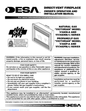 Desa VICTORIAN VV36ENB1 SERIES Owner's Operation And Installation Manual