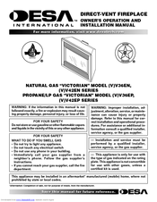 Desa Victorian VV36EN Series Owner's Operation And Installation Manual