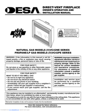 Desa VC42PE SERIES Owner's Operation And Installation Manual
