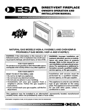 Desa CHDV42NR-B Owner's Operation And Installation Manual