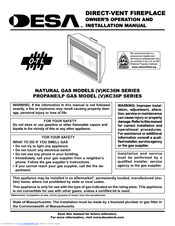Desa KC36N SERIES Owner's Operation And Installation Manual