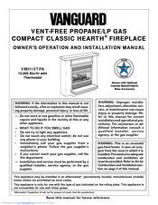 Desa Vanguard VMH10TPA Owner's Operation And Installation Manual