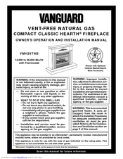 Desa Vanguard VMH26TNB Owner's Operation And Installation Manual