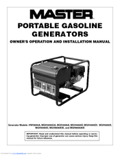 Master MGH5000E, MGH5000EI Owner's Operation And Installation Manual