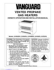 Desa Vanguard GVR50PA Owner's Operation And Installation Manual