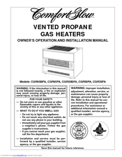 Desa Comfort Glow CGR65PA Owner's Operation And Installation Manual