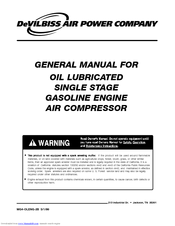 Devilbiss MG4-OLENG-2B User Manual