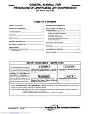 DeVilbiss MG1-UMCCOMP-3 General Manual