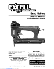 Ex-Cell Excell EBN125 Owner's Manual