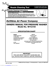 DeVilbiss Air Power Company W1218 Owner's Manual