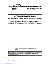 DeVillbiss Air Power Company DeVILBISS Operator's Manual