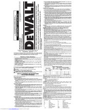 DeWalt Compact SDS Plus D25023 Instruction Manual