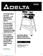 Delta SS350LS Instruction Manual