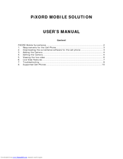 deXlan PiXORD User Manual