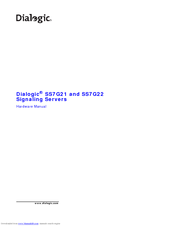 Dialogic SS7G21 Hardware Manual