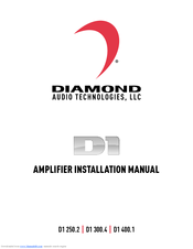 Diamond D1 400.1 Installation Manual