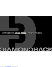 Diamondback 06.DB Owner's Manual