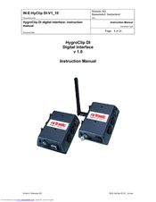 Rotronic HygroClip DI tal interface Instruction Manual