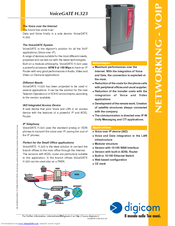 Digicom VOICEGATE H.323 Brochure & Specs