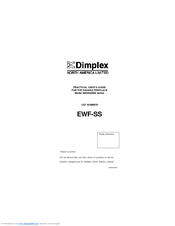 Dimplex SAHARA FIREPLACE 6903950000 Practical User's Manual