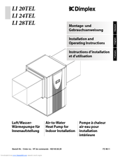 Dimplex LI 20TEL Installation And Operating Instructions Manual