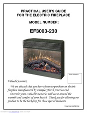 Dimplex EF3003-230 Practical User's Manual
