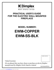 Dimplex EWM-SS-BLK Practical User's Manual
