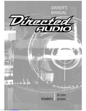 Directed Audio ORION D2400 Owner's Manual