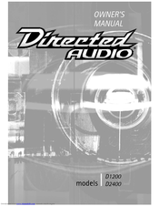 Directed Audio D2400 Owner's Manual