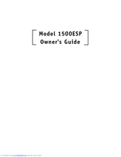 Directed Electronics Python 1500 esp Owner's Manual