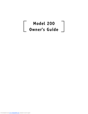 Directed Electronics 200 Owner's Manual