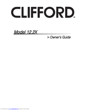 Directed Electronics Clifford 12.2X Owner's Manual