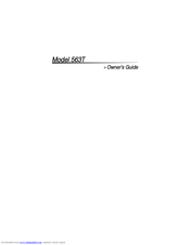 Directed Electronics Hornet 563T Owner's Manual