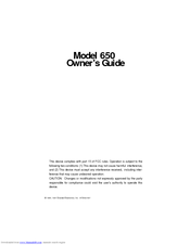 Directed Electronics Concept 650 Owner's Manual