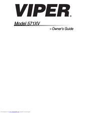 Directed Electronics Viper 571XV Owner's Manual