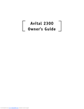 Directed Electronics Avital 2300 Owner's Manual