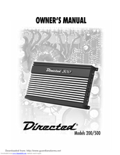 Directed Audio Python 500 Owner's Manual