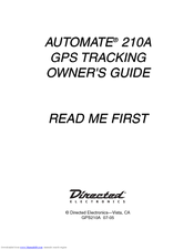 Automate 210A Owner's Manual