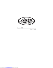 Directed Electronics Auto Mate AM5 Owner's Manual