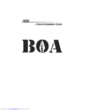 Directed Electronics BOA 165B Owner's Installation Manual