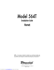 Directed Electronics Hornet 564T Installation Manual