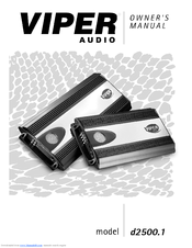 Directed Electronics Viper Audio d2500.1 Owner's Manual